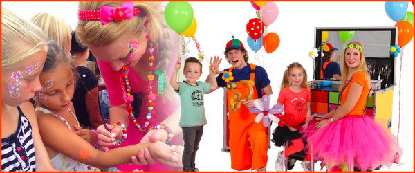 Balonnen clowns in aktie