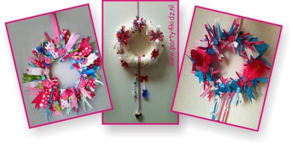 Workshop krans versieren